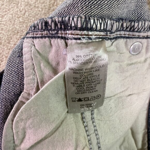 DKNY Womens Size 12 Short Mid Rise Bootcut Denim Jeans 34x28 Y2K F093 - Picture 5 of 12